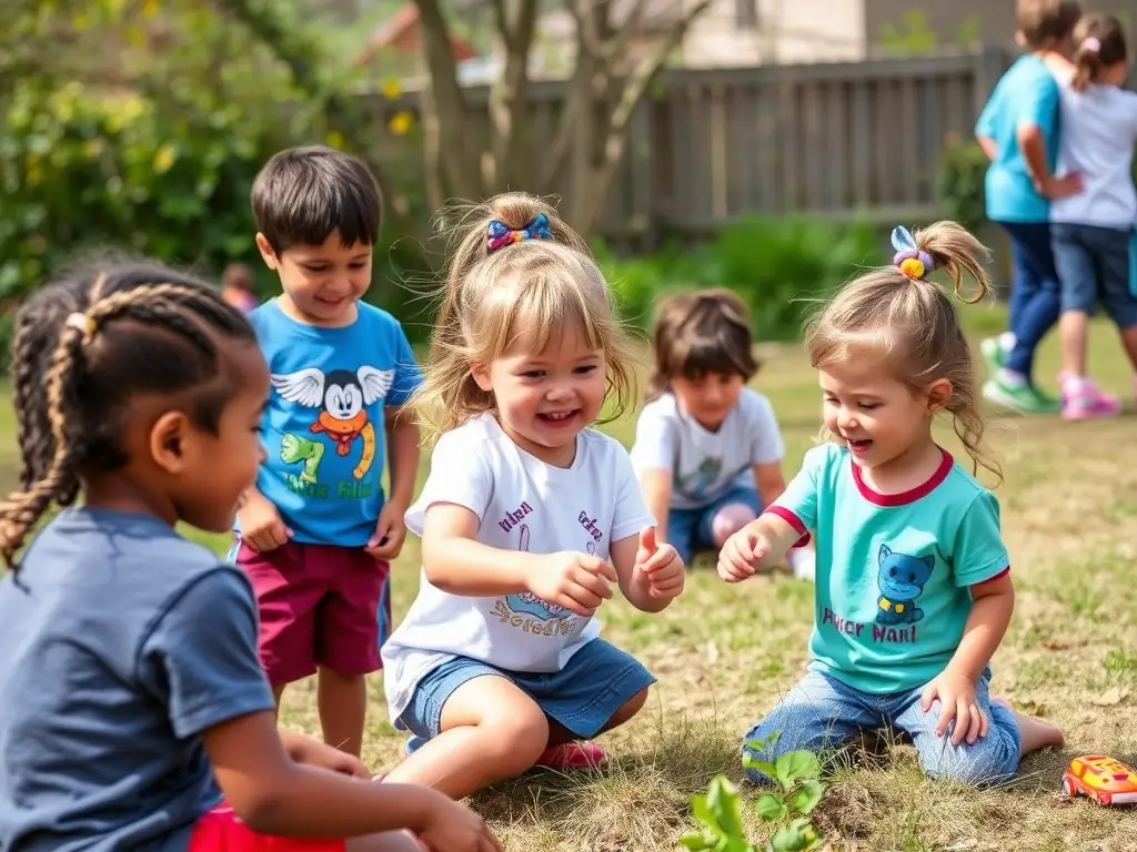 A photograph capturing children participating in an educational program at the Tour du Breuil, learning about local history and cultural heritage through interactive activities.